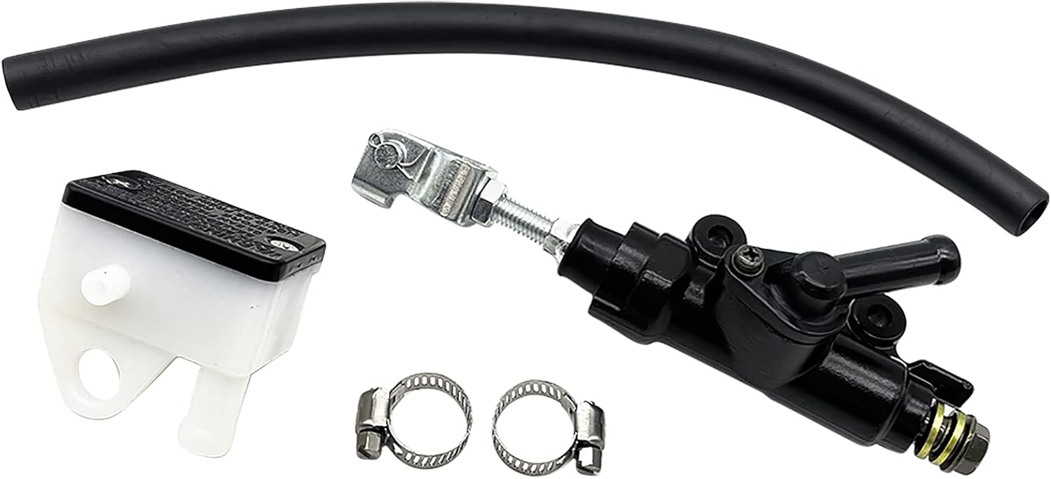 M MATI Rear Foot Brake Master Cylinder Assembly for Honda TRX250 TRX250X Fourtrax 250X 1987-1992 43500-HC0-681 43500-HC0-671