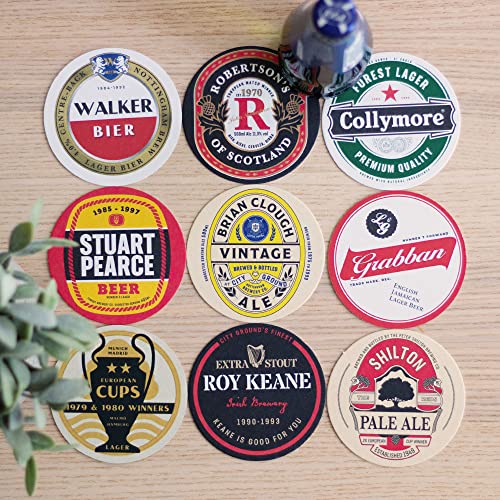 Sous-bocks Nottingham Forest dessous de verre foot anglais x9