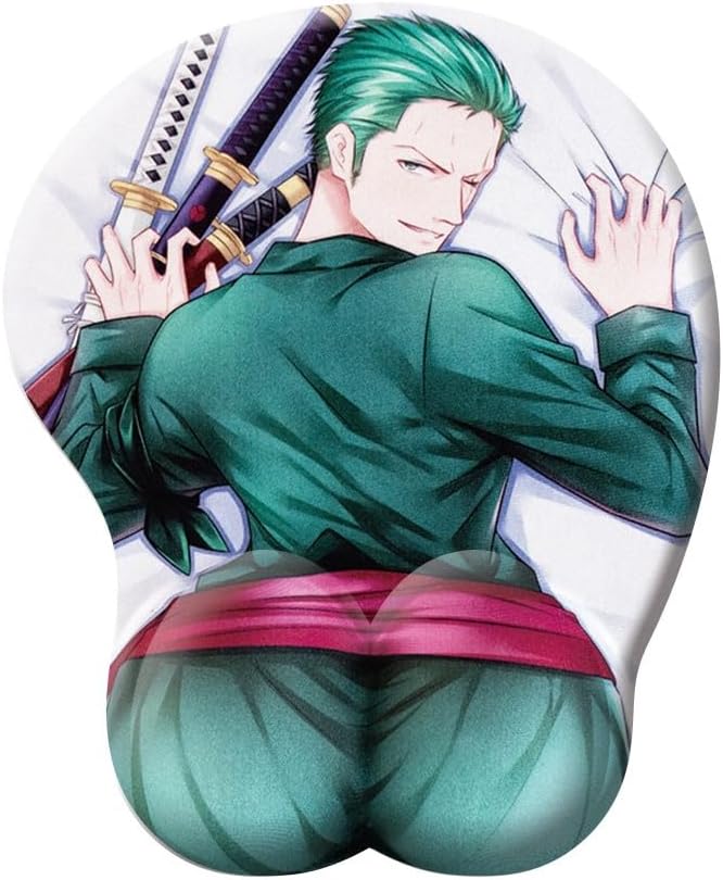 Naughty Funny Anime Butt Mouse Pad with Rest Support for Adult Home, QT018