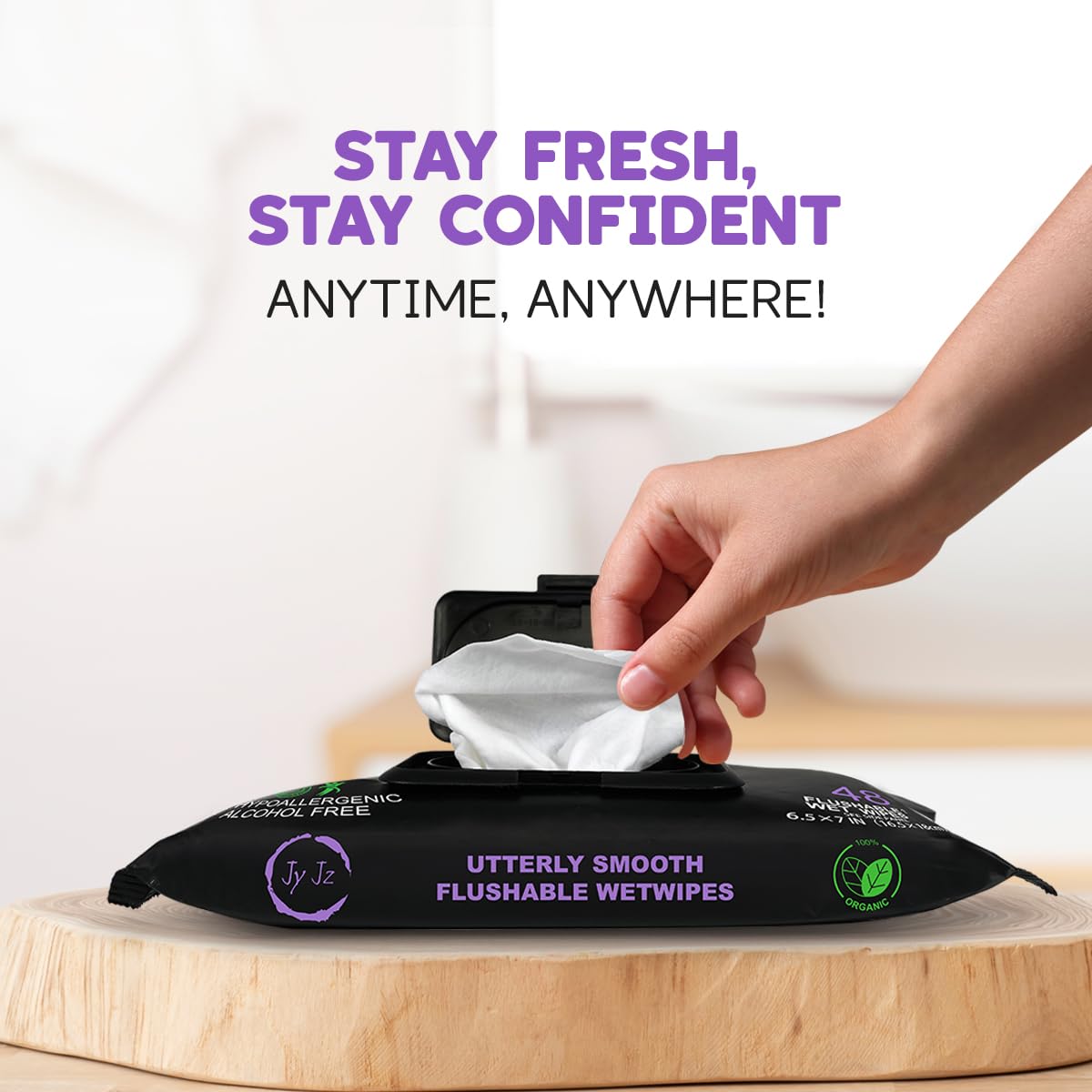 NEW WET TISSUE COVER LFE 新品未開封 Amazon.com: JYJZ - Flushable Wet Wipes, 6 Pack (288 Wipes), New