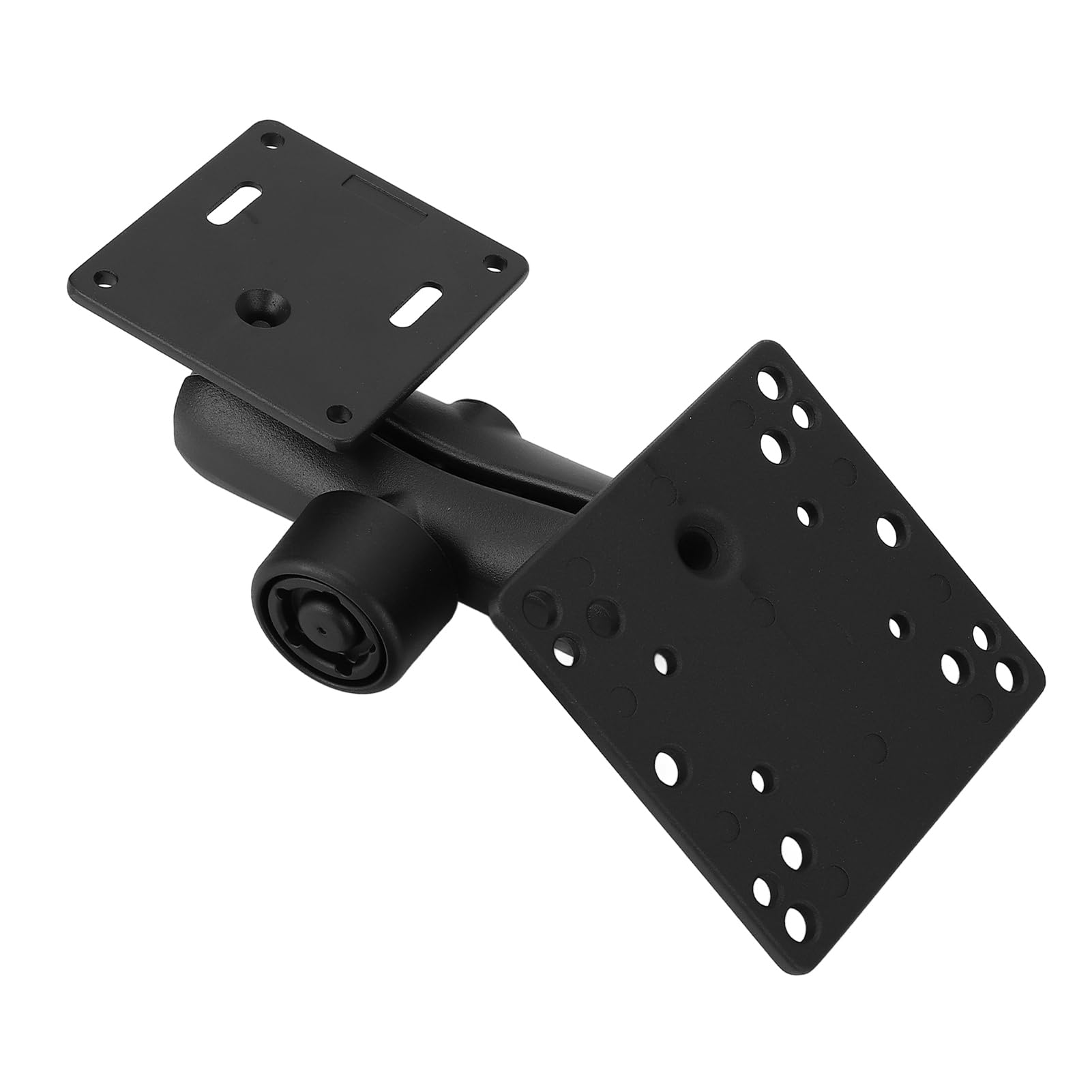 1,5-calowy podwójny uchwyt kulowy z podwójnymi płytkami AMPS do echosondy i tabletu, regulowane ramię z podwójnym gniazdem kulowym 38 mm w rozmiarze C, aluminium klasy