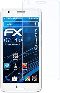atFoliX Screen Protection Film Compatible with Lenovo Zuk Z2 Screen Protector, Ultra-Clear FX Protective Film (3X)