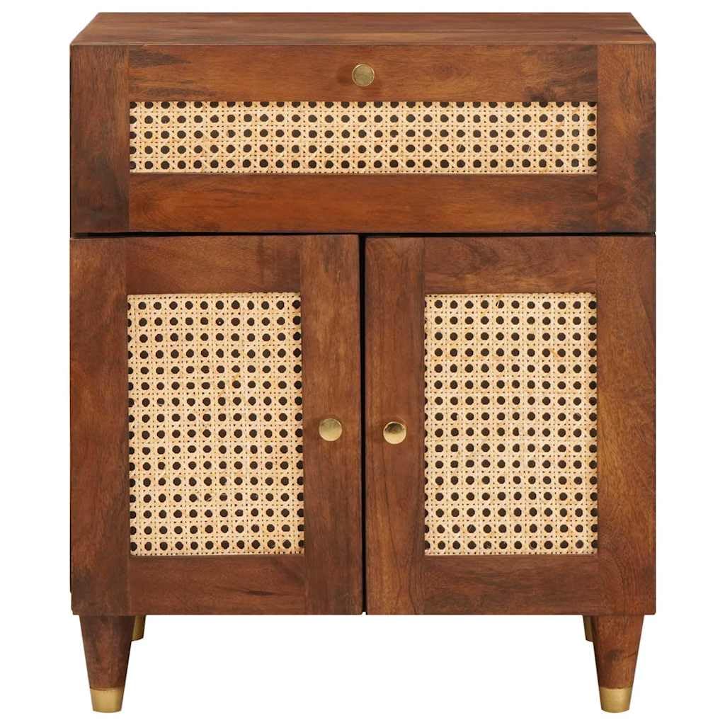 Table d'appoint élégante en bois de mangue pour optimiser les petits espaces