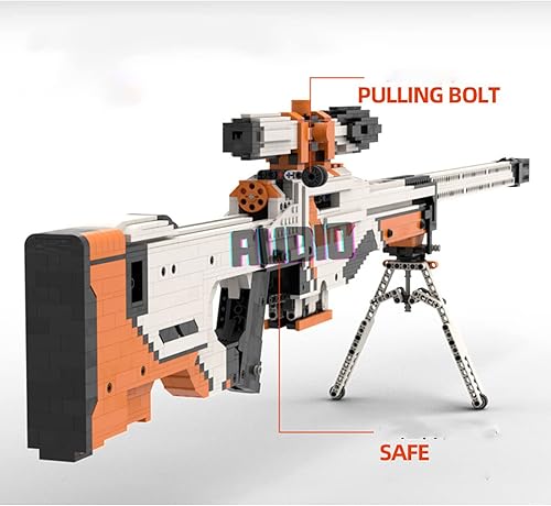 Miniatura 3 de Audio Technics AWP - Bloque de construcción de juguete de disparo Technics AWP, compatible con Lego Technic, más de 2000 piezas, 47 pulgadas