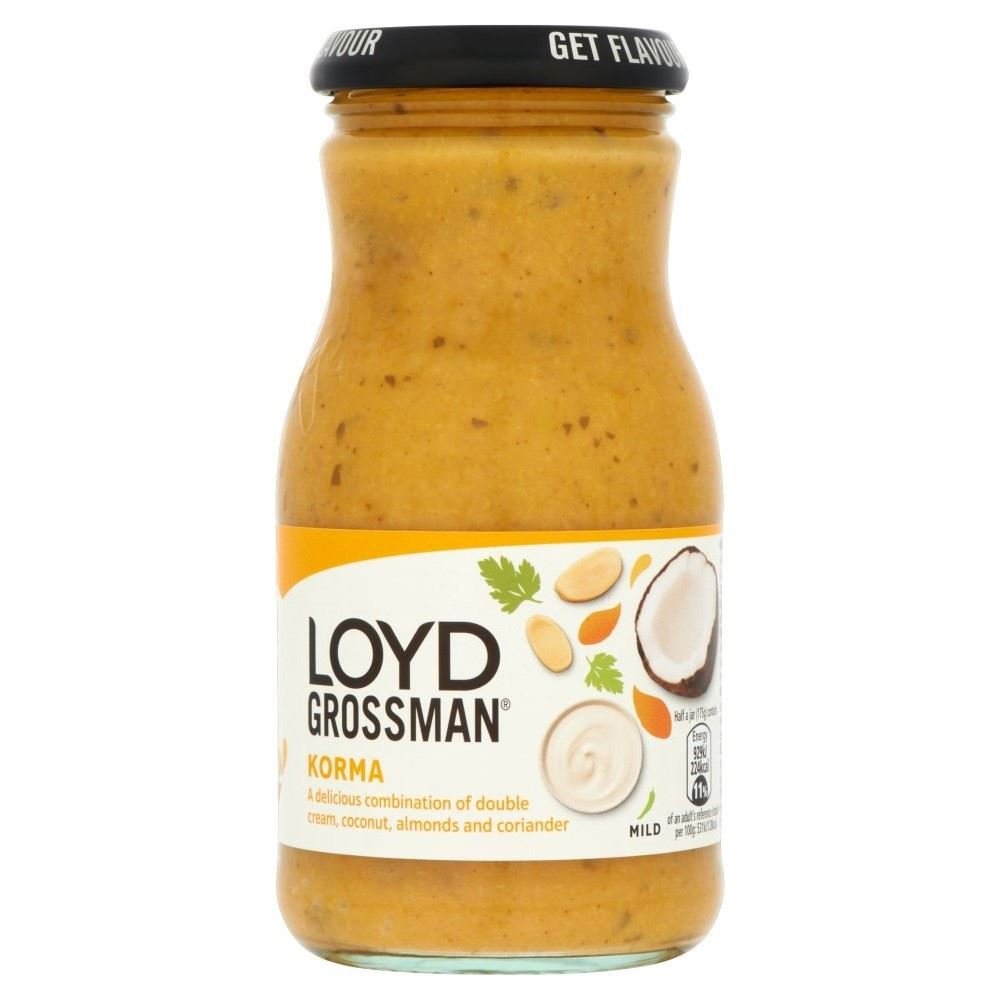 Loyd Grossman Sos korma Curry (350 g) - opakowanie 6 szt.