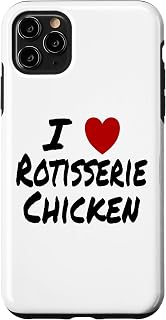 iPhone 11 Pro Max I Heart (Love) Rotisserie Chicken Keto Carnivore Dinner Case