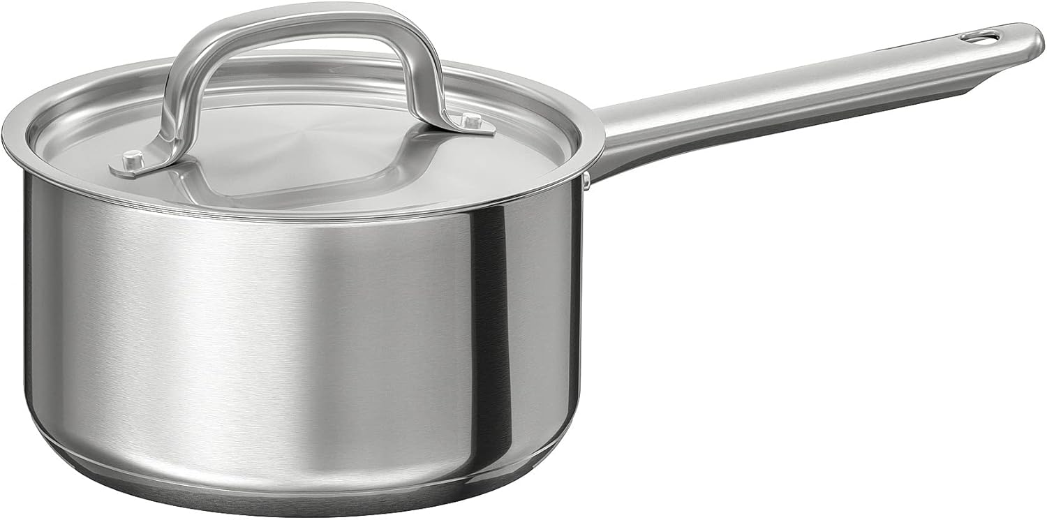 Casserole Calphalon Accucore 2Qt – Inox Avec Couvercle, Neuve