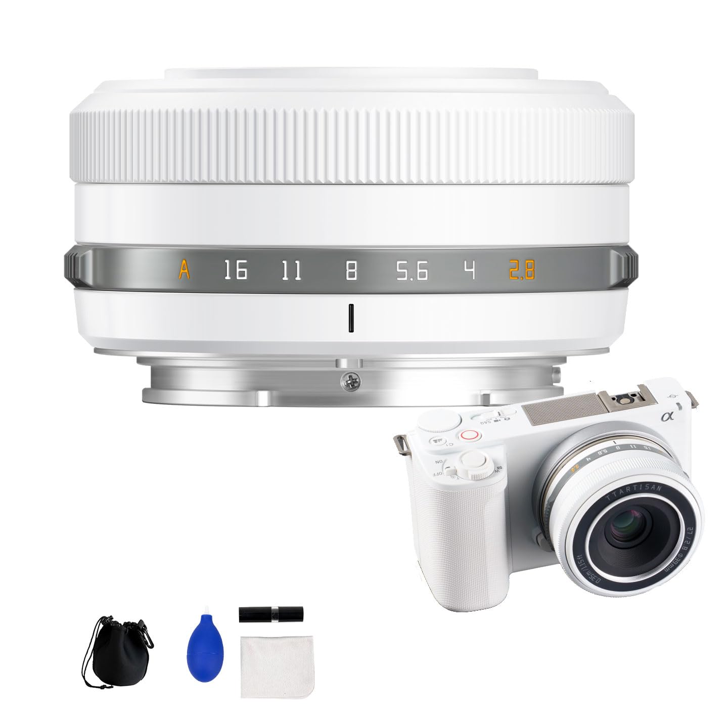 Amazon.co.jp: TTArtisan 27mm F2.8 E ホワイト APS-C フレーム オート