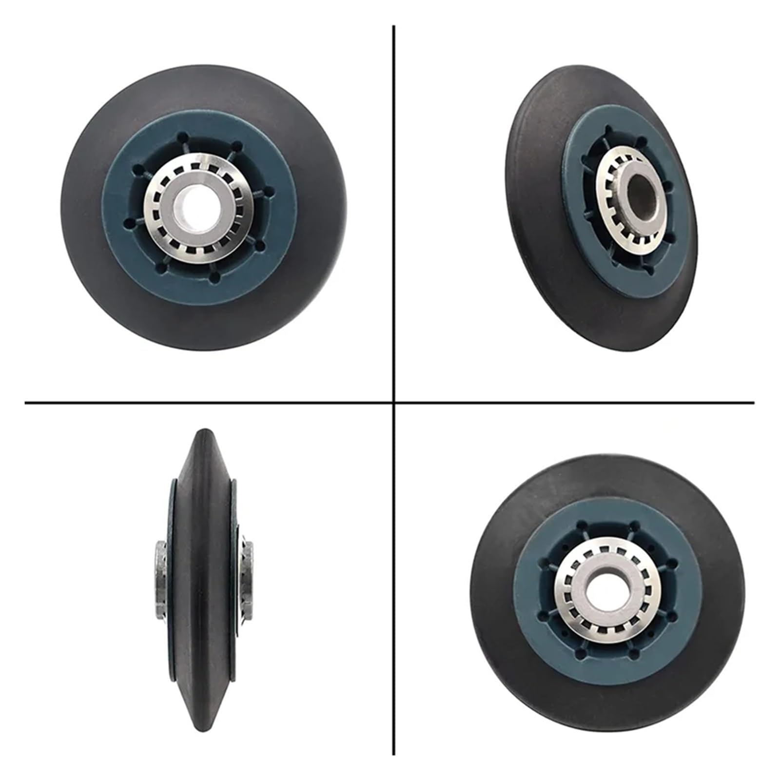 Genérico Paquete de 4 Piezas W10314173 Kit de Soporte de Tambor for Secadora Piezas de Secadora compatibles con el Kit de Soporte de Tambor WPW10314173 Piezas de Secadora