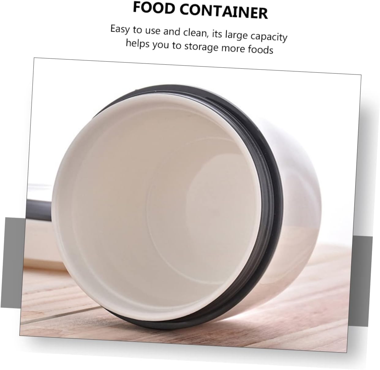 EKsma 1pc Insulated Lunch Container Double Layer Food Box with Tableware Microwavable for Students and Working Professionals Easy to Clean Portable Design