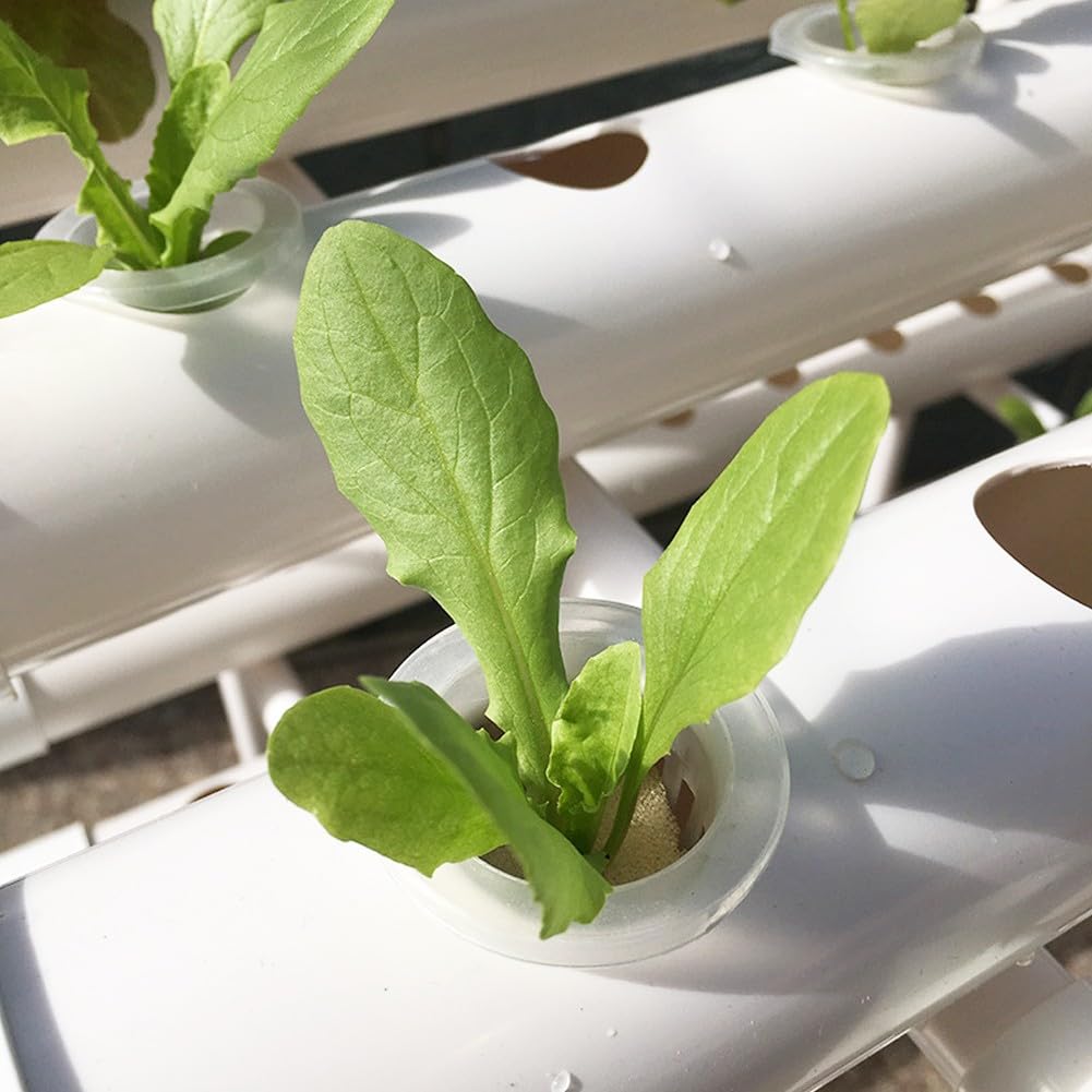 VonVVer Hydroponic Grow Kit met waterpomp, 3 lagen, 108 plantenplaatsen, hydrocultuur teeltsysteem, aardloze kweekslangen, automatisch irrigatiesysteem, plantenteeltsystemen (108 plantenplaatsen