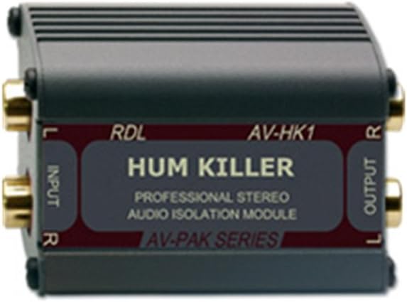 RDLAV-HK1X HUM KILLER Stereo Audio Isolation Transformer-by Radio Design Labs