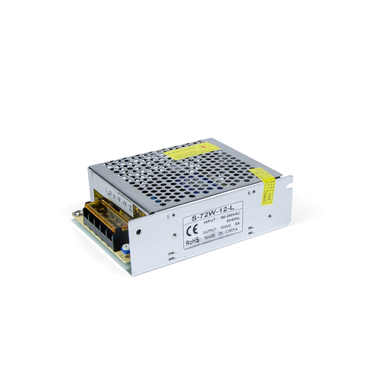 G.W.S® Aluminium DC 12V 6A 72W LED Driver Transformer Power Supply DIY LEDs