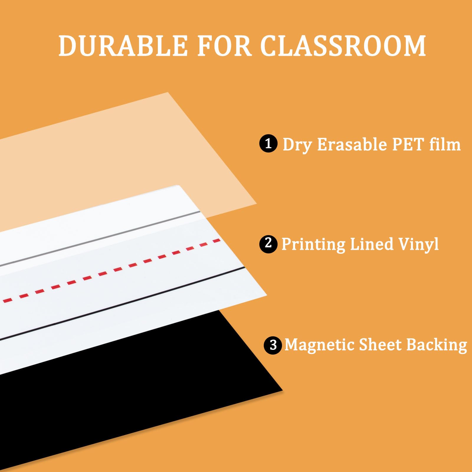 JINGZHAN Rouleau De Ruban Magnétique Blanc Effaçable à Sec - 7,6 Cm X 3,6 M - Étiquettes Autocollantes - Feuilles Magnétiques Inscriptibles Pour Réfrigérateur, Travaux Manuels Et Tableau Blanc