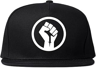 Kings Of NY Black Power Fist Snapback Hat Cap Black