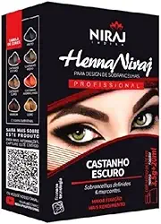Niraj Henna Sobrancelha Cast Escuro, Niraj