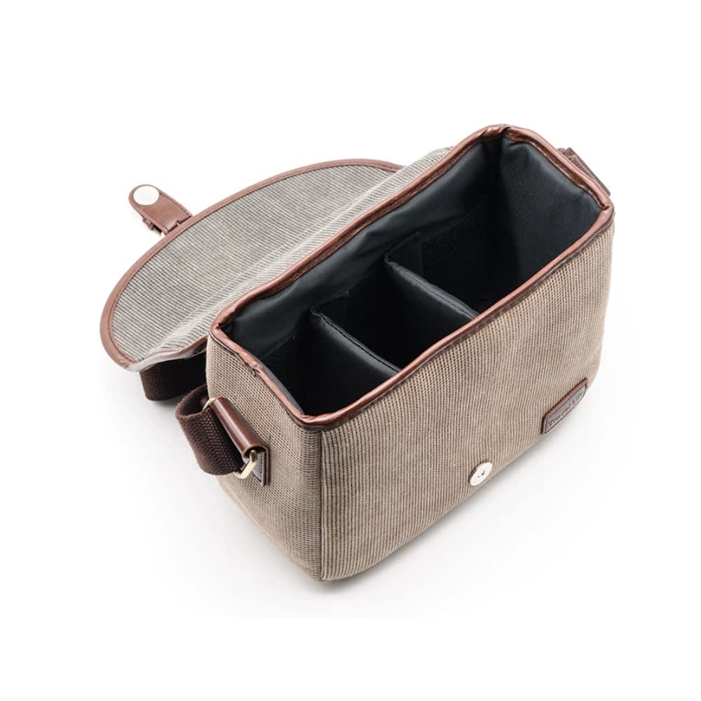 Borsa a tracolla in tela con tracolla regolabile per fotocamera Fujifilm Instax Mini EVO, Mini 90, Mini 70, Mini 40 Neo Classic, colore: cachi, cachi, Custodia per fotocamera