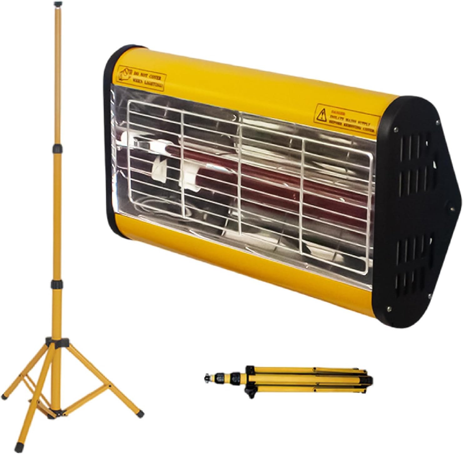 1050W Baking Infrared Paint Curing Lamp, Automotive Infrared Curing Lights Body Repair Paint Curing Systems for Automobile Paint Booths, Furniture Paint Booths,110V