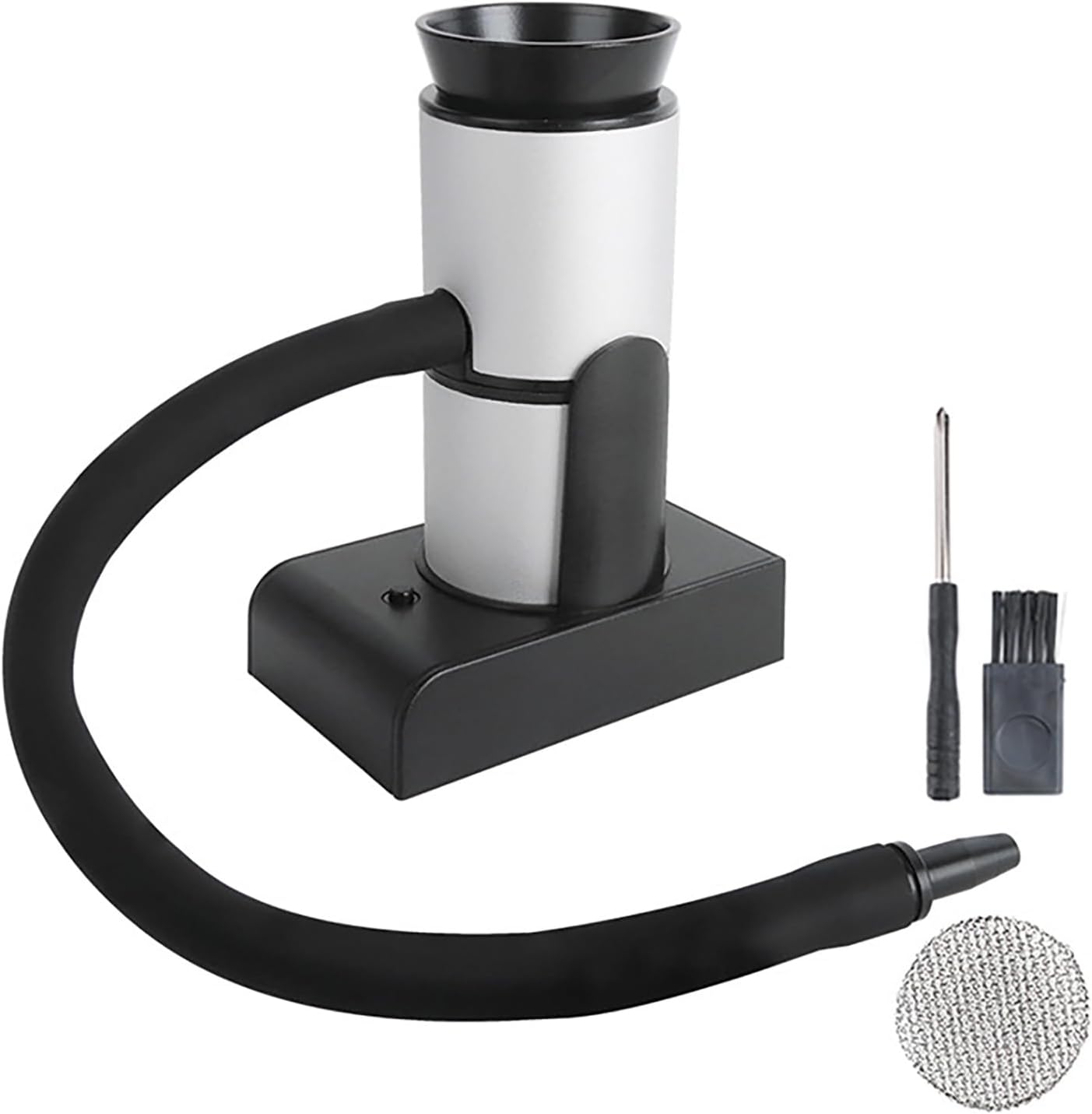 Portable Smoking Bowl Cocktail Smoker Smoking Bowl Wood Smoking Aerosol Kit for Cocktails/beverages/chesi/food(Black)