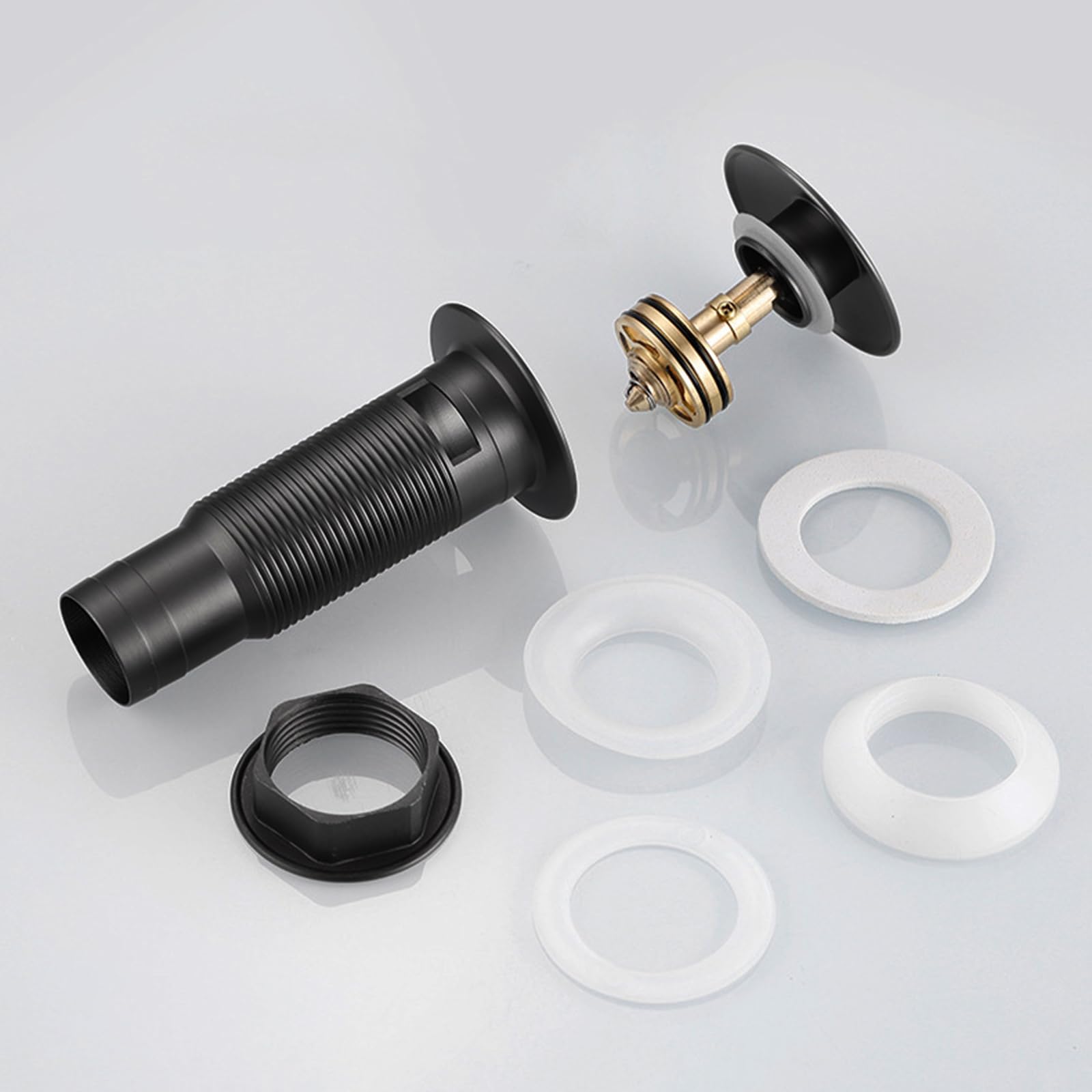 Piletta Lavabo Bagno Click Clack Piletta Click Clack Universale Scarico Lavabo Bagno Universale Piletta Di Scarico Lavandino Tutto In Rame,nero,Non Poroso