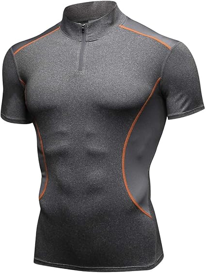 Kompressionsshirt Herren Kurzarm - Schnelltrocknend & Atmungsaktiv Für Sport & Fitness