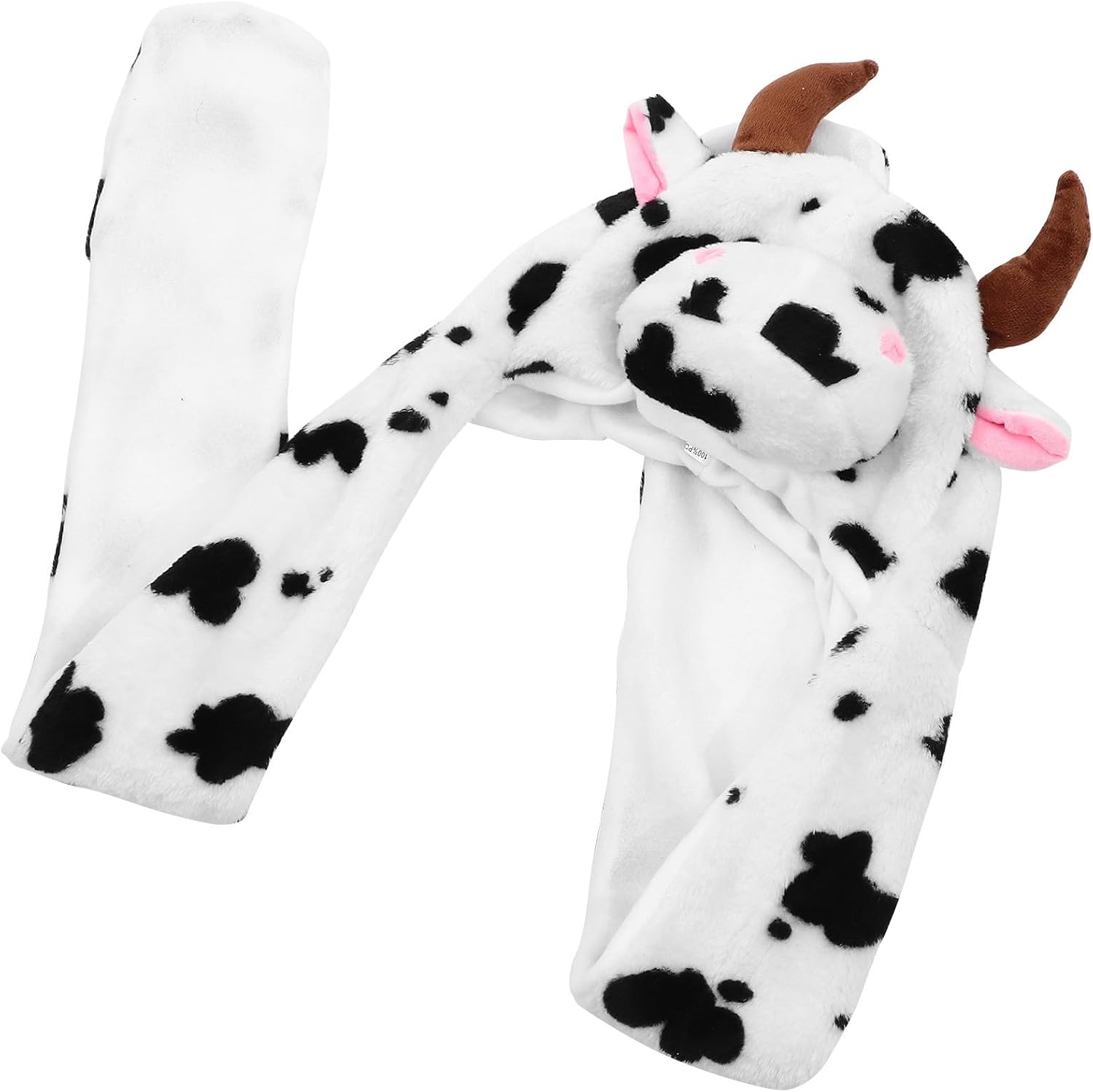Xmas Cartoon Animal Plush Ear Hat Windproof Warm Winter Hat Multi