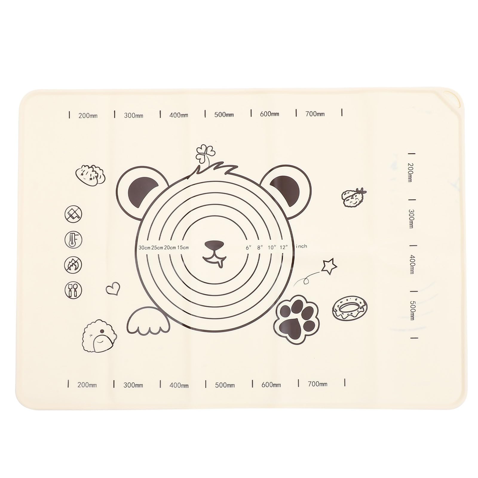 WOONEKY Alfombrilla De Antideslizante De De Alimenticio Para Repostería y Cocina Esterilla Multifuncional Para y Diseño Tapete Resistente Adherente