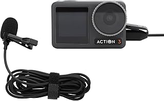 1.5m Lavalier Microphone For Insta360 ONE R/RS, Type-C Omnidirectional Condenser Lapel Clip Mic for Insta360 ONE X2 Camera Action 2/3 External Wired High Fidelity Recording Microphone (For Action 2/3)