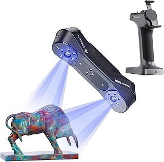 Creality Raptor Pro 3D Scanner, Bester Partner für Auto Custom, 22 Kreuz +7 parallele blaue Laserlinien, volumetrische Genauigkeit: 0,02 mm + 0,08 mm/m, Objekte zwischen 5-4000 mm
