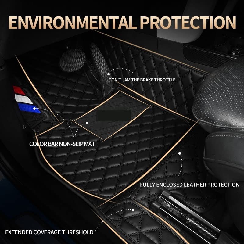 Tapis de sol Mini Cooper F54 noir protège de la boue