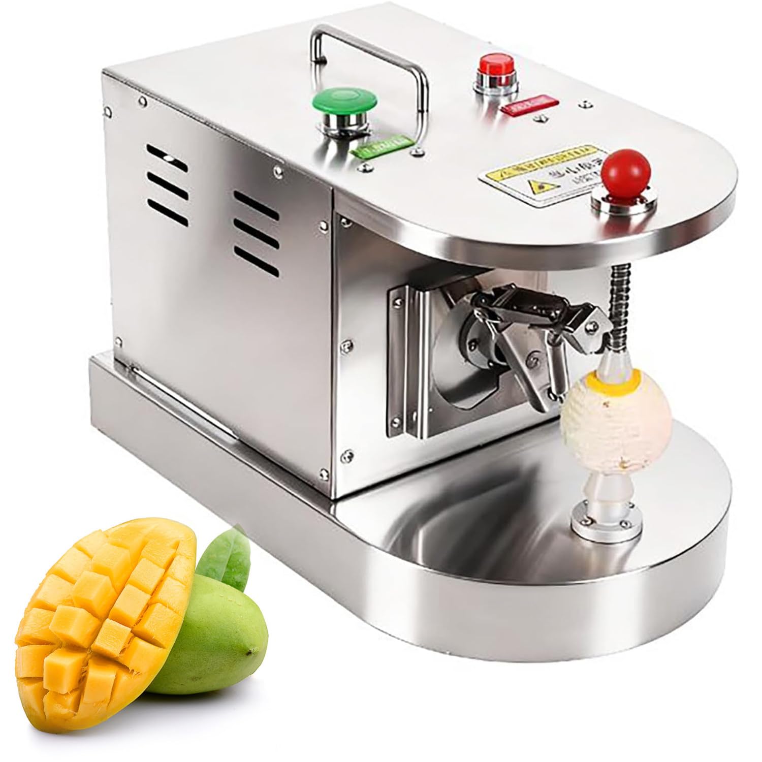 Automatische Edelstahl-Fruchtschäler-Maschine, Einstellbare Dicke Für 40-100mm-Produzent, Schält Effizient Kartoffeln Äpfel Kiwis, Kommerzielles Elektrowerkzeug Für Restaurants Saftriegel