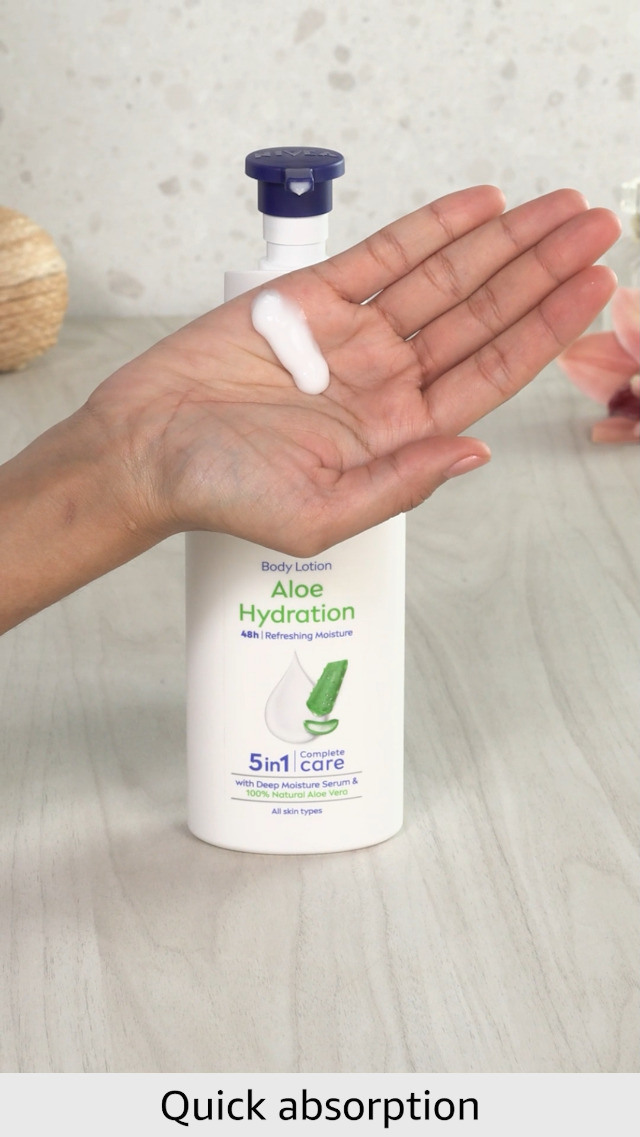 Amazon.com : Nivea Aloe Hydration Body Lotion, 400ml : Beauty & Personal  Care