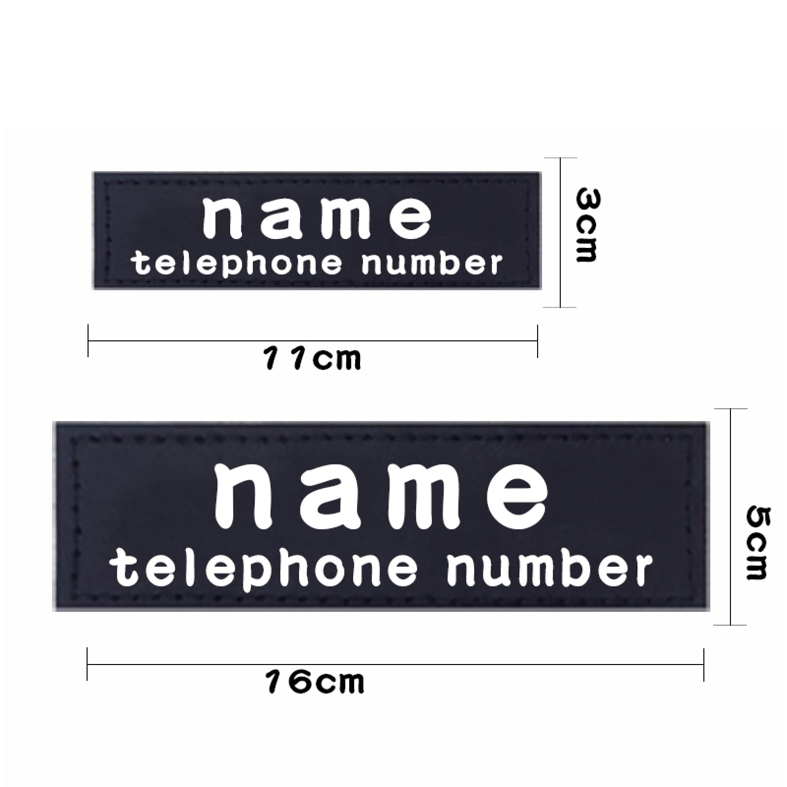 2 STUKS DIY Hond Harnas Label Patch Sticker Custom Kat En Hond Harnas 2 STUKS DIY Hond Harnas Label Patch Sticker Custom Kat En Hond Harnas