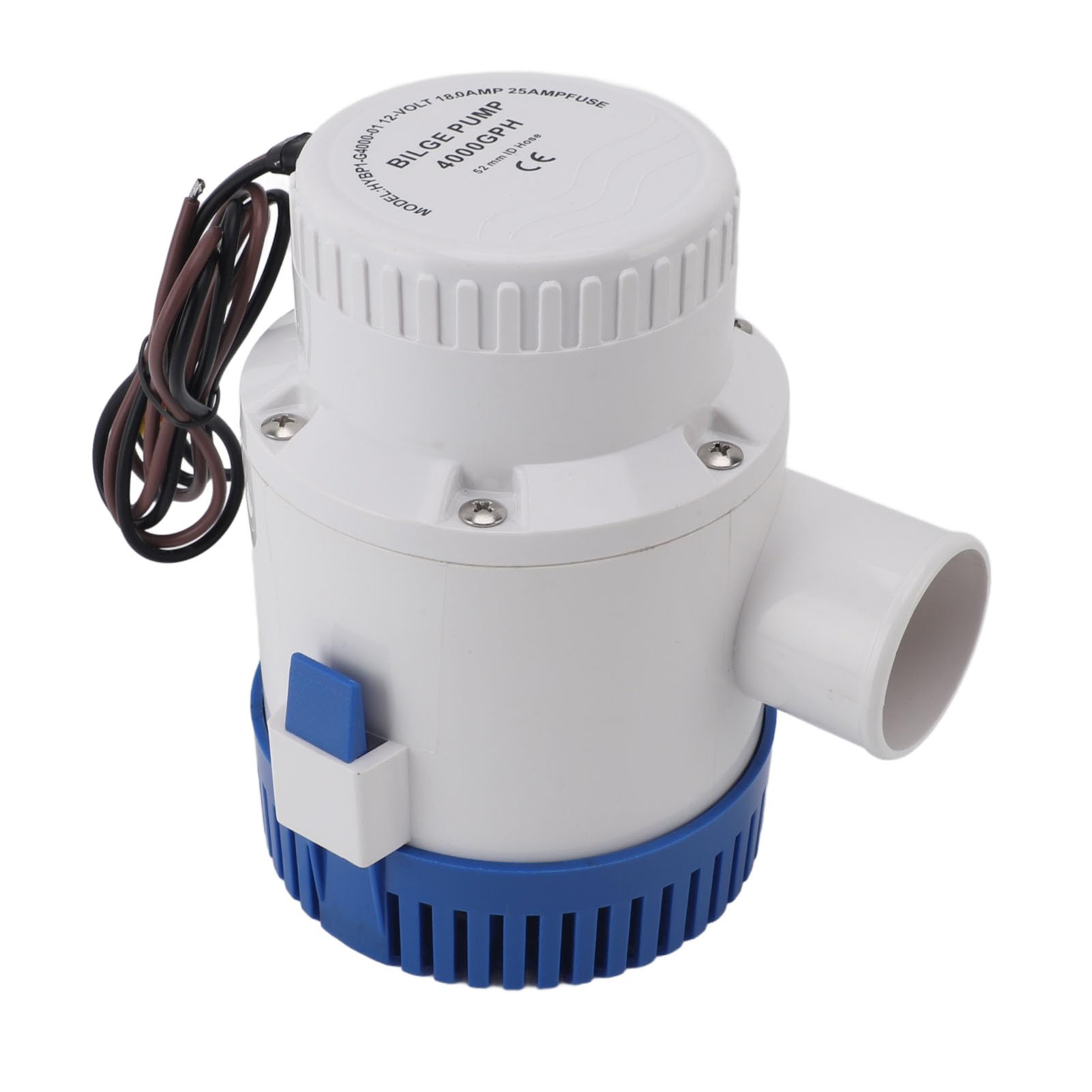 Fafeicy Pompa Sommersa, 4000GPH Pompa di Sentina con Motore DC (12V)