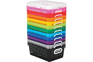 Really Good Stuff Plastic Storage Baskets