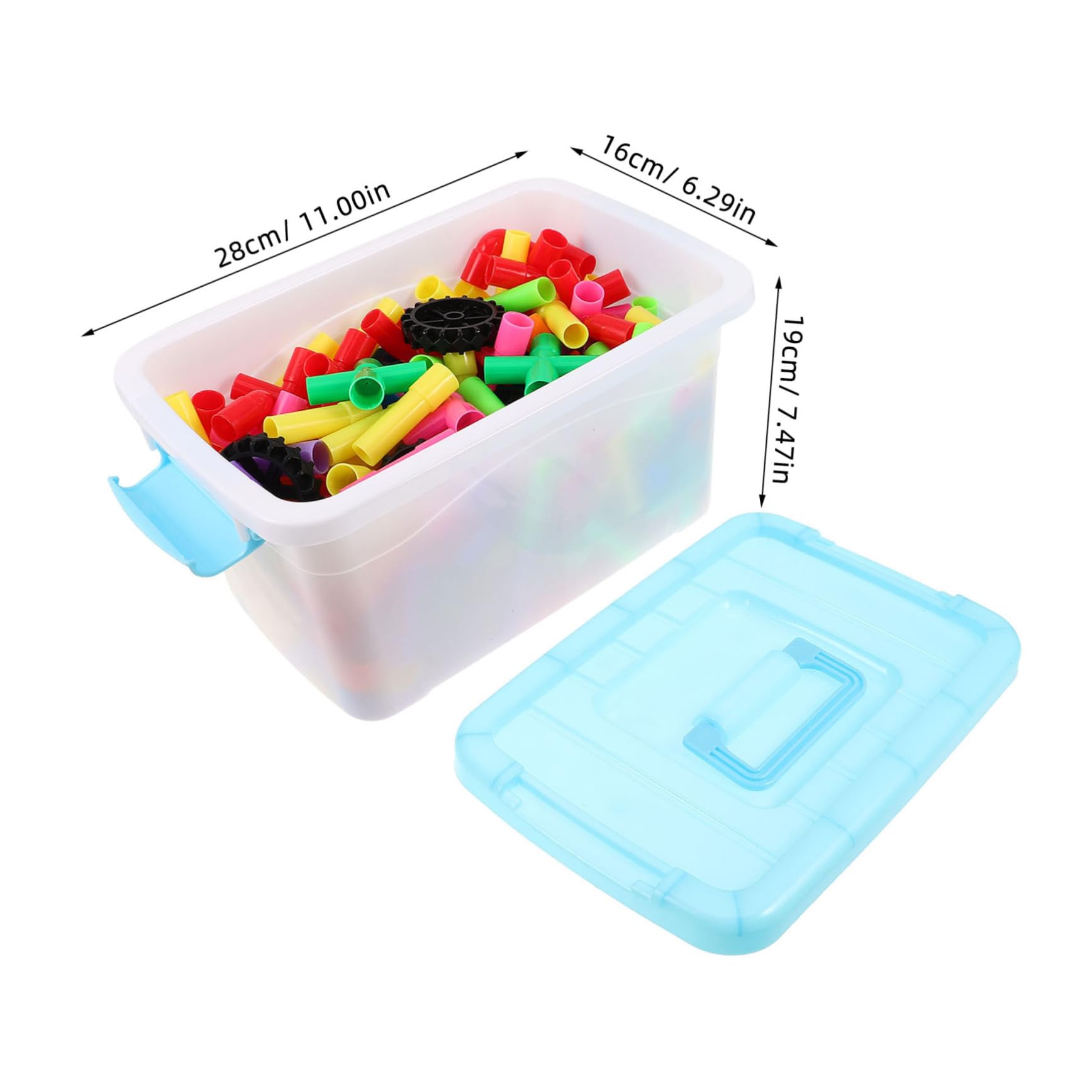 ERINGOGO 1 Set Giocattoli Con Tubi D'Aria Blocchi Costruzione Per - Giocattoli Educativi Divertenti Da Montare Per L'Immaginazione E L'Apprendimento Prescolare