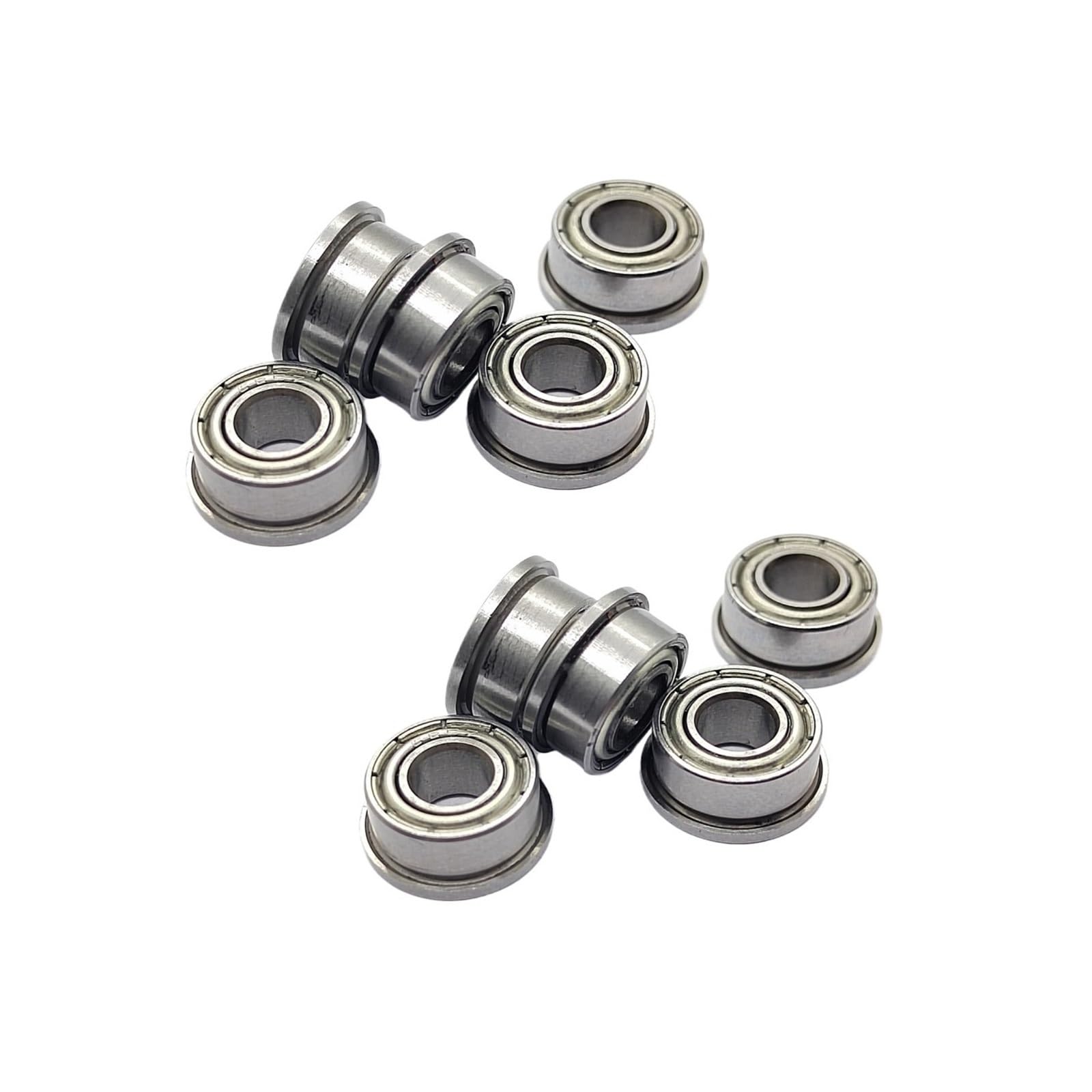 DINGGUANGHE 10pcs F685ZZ LF-1150ZZ Miniature Flanged Ball Bearings 5x11x5mm Flange Bearing for Printer