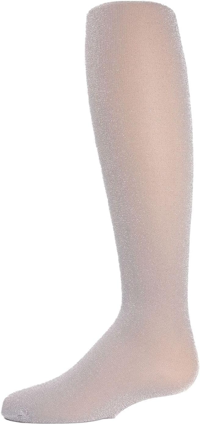 Shining Star Shimmer Tights for Girls, Pair with School Dance Dresses & Costumes, Durable, Opaque Glitter Style