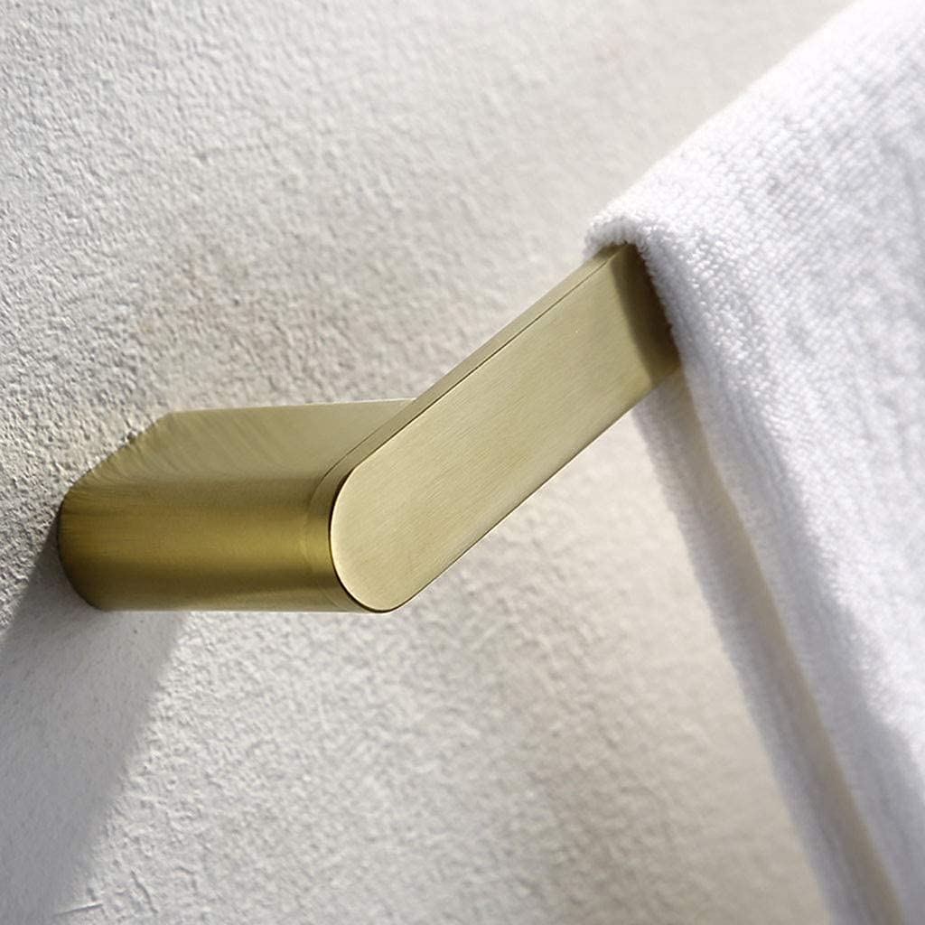 Badezimmer-Edelstahl-Handtuchhalter Gebürstetes Gold-Handtuchhalter Wand-Handtuchhalter-Handtuchstange für Badezimmer-Turm-Aufhänger/50Cm