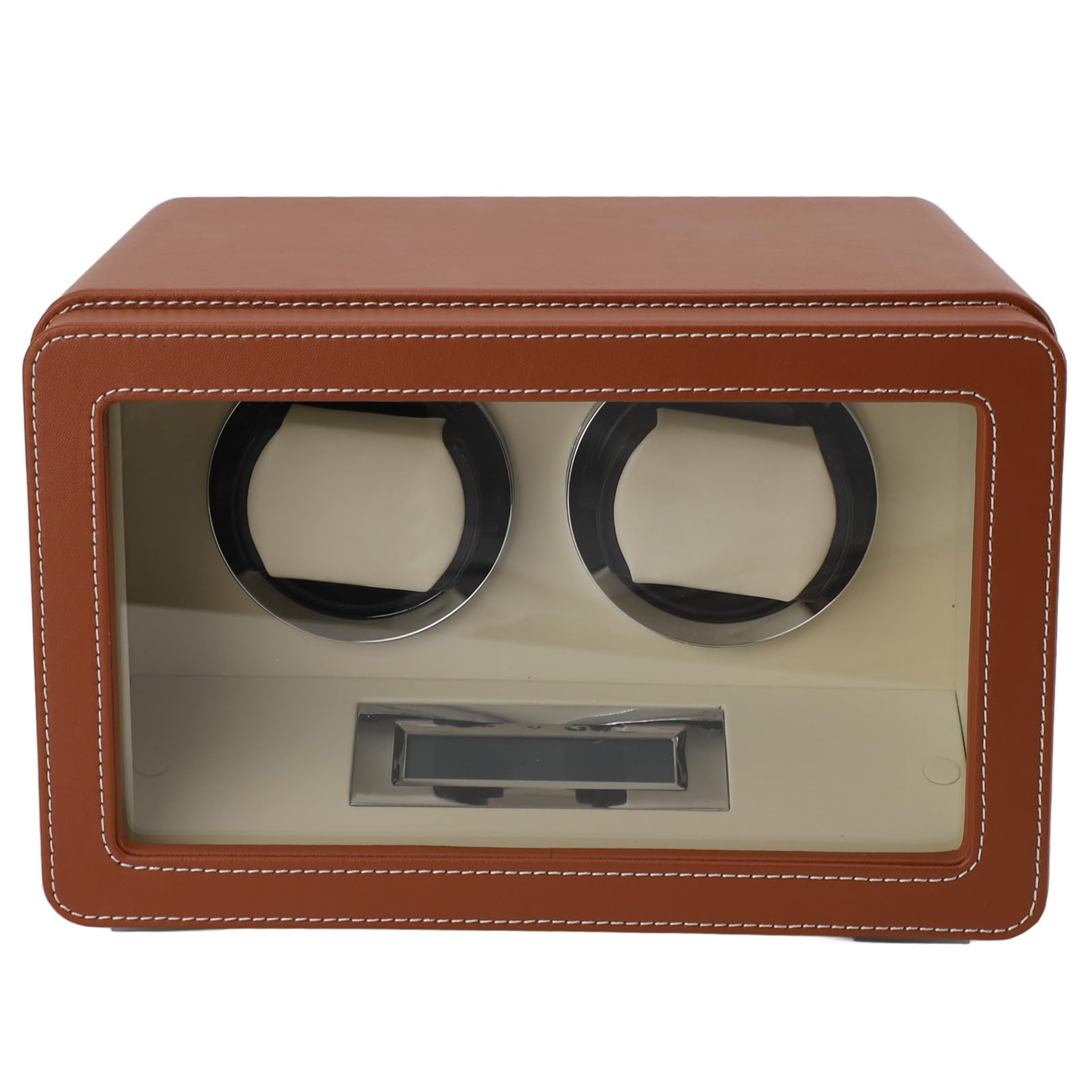 Fdit Caja Giratoria Automática para 2 Relojes, Enrollador Doble de