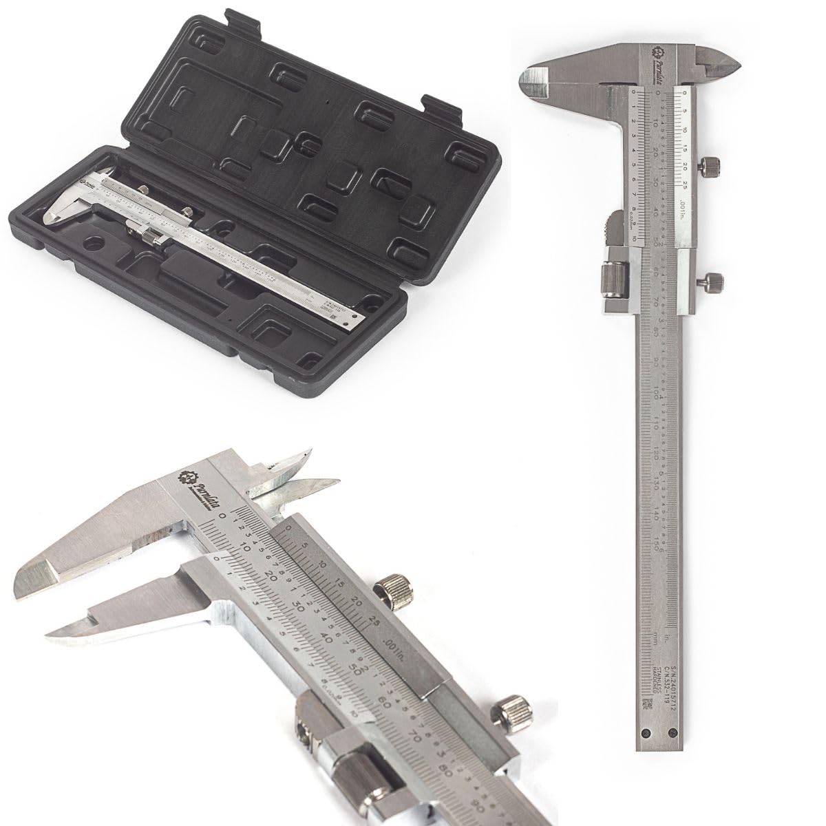 6 Inch Manual Vernier Caliper - 150mm High Precision Stainless Steel Measuring Tool with Dual Scale (Metric/Inch), Professional Industrial Grade Gauge for Machinists & Engineers-image-48