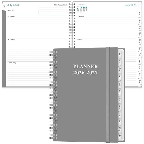 2026-2027 Planner - 2026-2027 Weekly Monthly Planner from July 2026