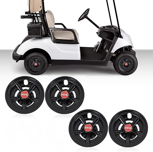 Miniatura 2 de G-PLUS Wheel Cover Hub Caps Compatible with EZGO Club Car and Yamaha Golf Cart Hubcaps (Set of 4,8-10 Inch)