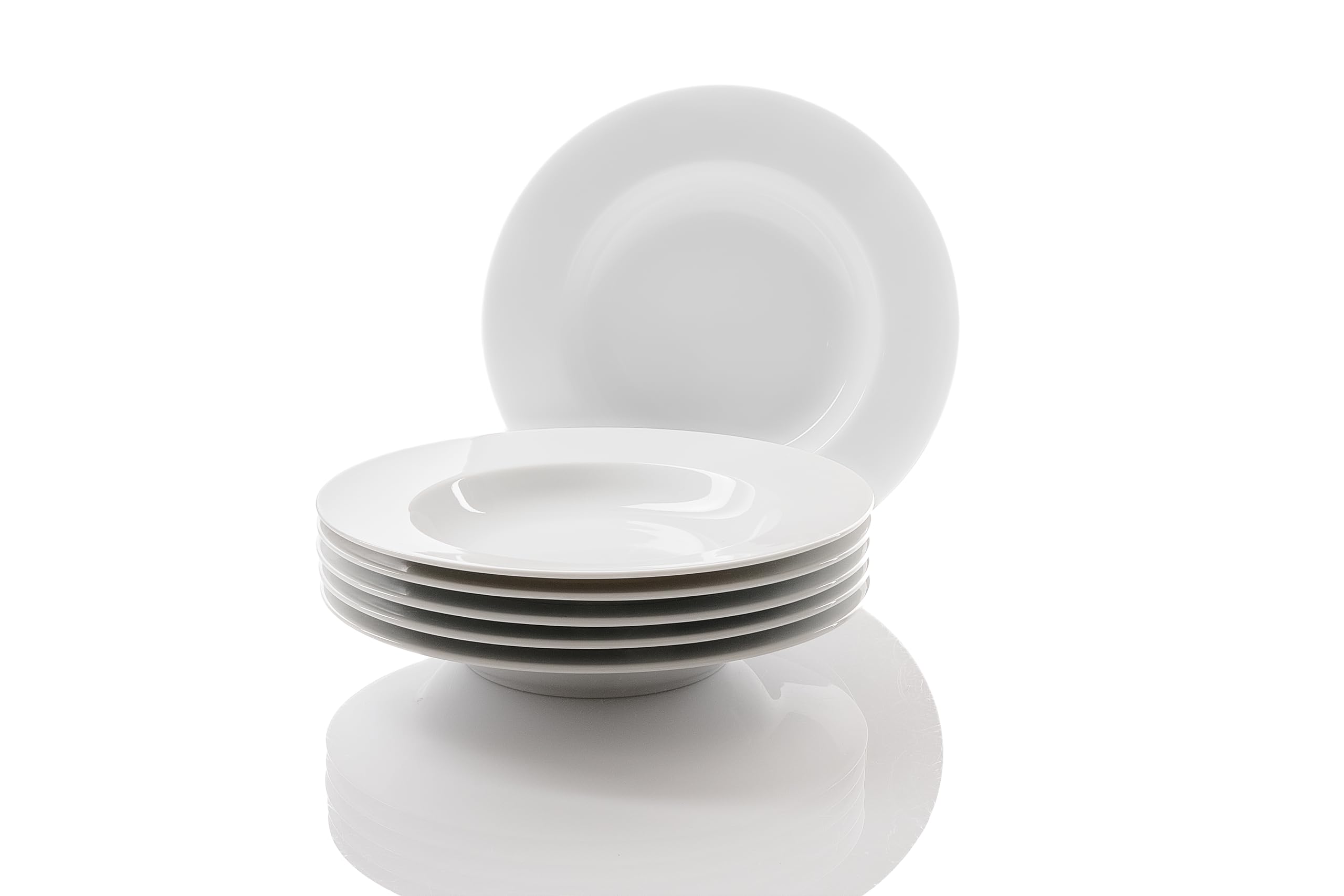 Retsch Arzberg Heike Weiss Suppenteller 23cm, Set 6-teilig/Porzellan/uni weiss, rund