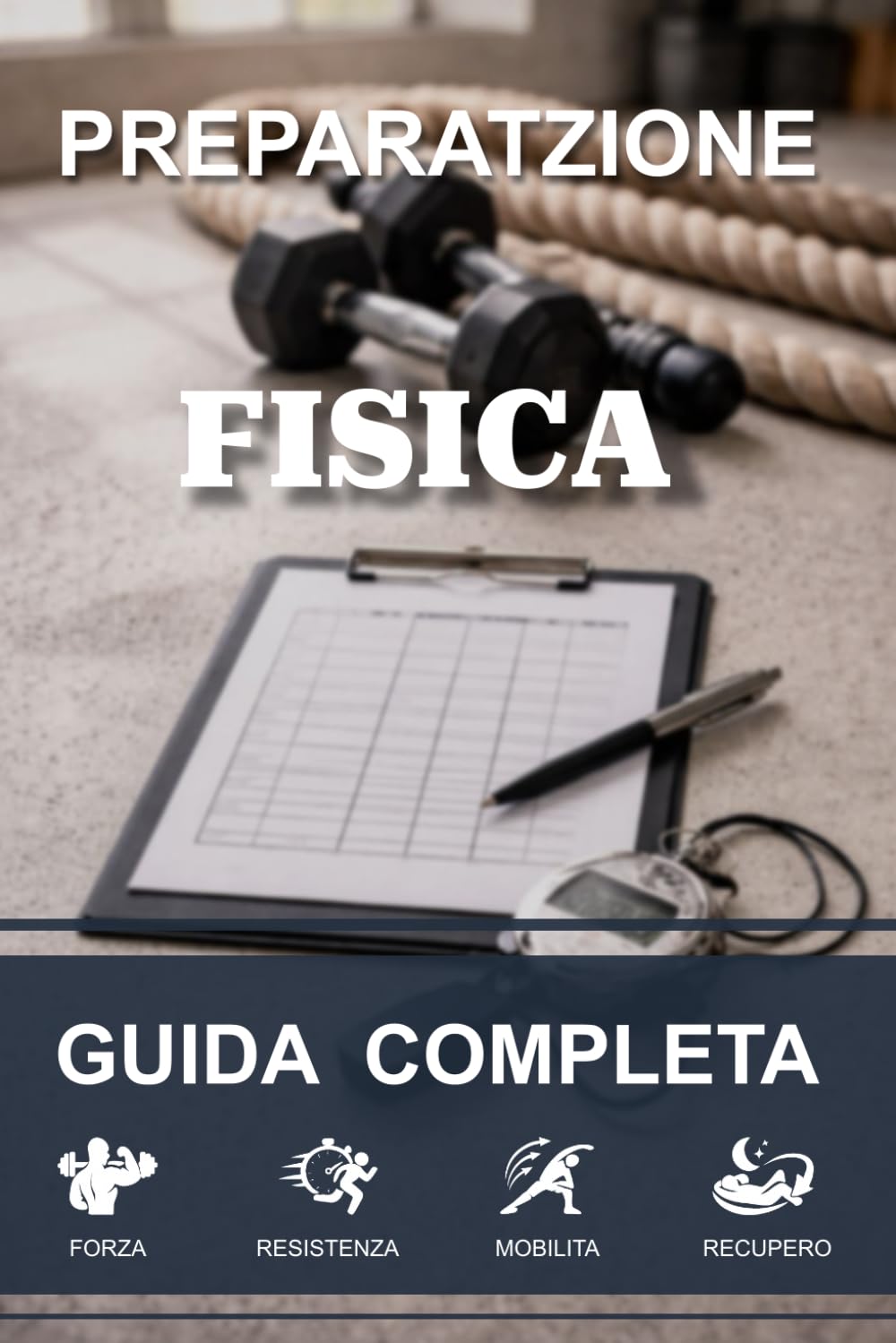 Preparazione Fisica: Guida completa con 50 schede di allenamento pratiche: Per tutti gli sport – Forza, Resistenza, Mobilità, Velocità, Stabilità – Accessibile a tutti