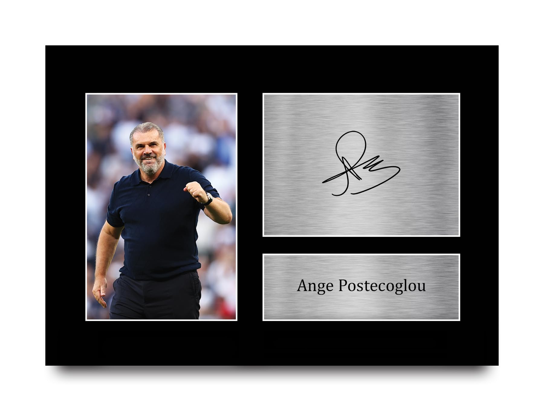 HWC Trading A4 Ange Postecoglou Gifts Printed Signed Autograph Picture for Football Fans and Supporters - A4