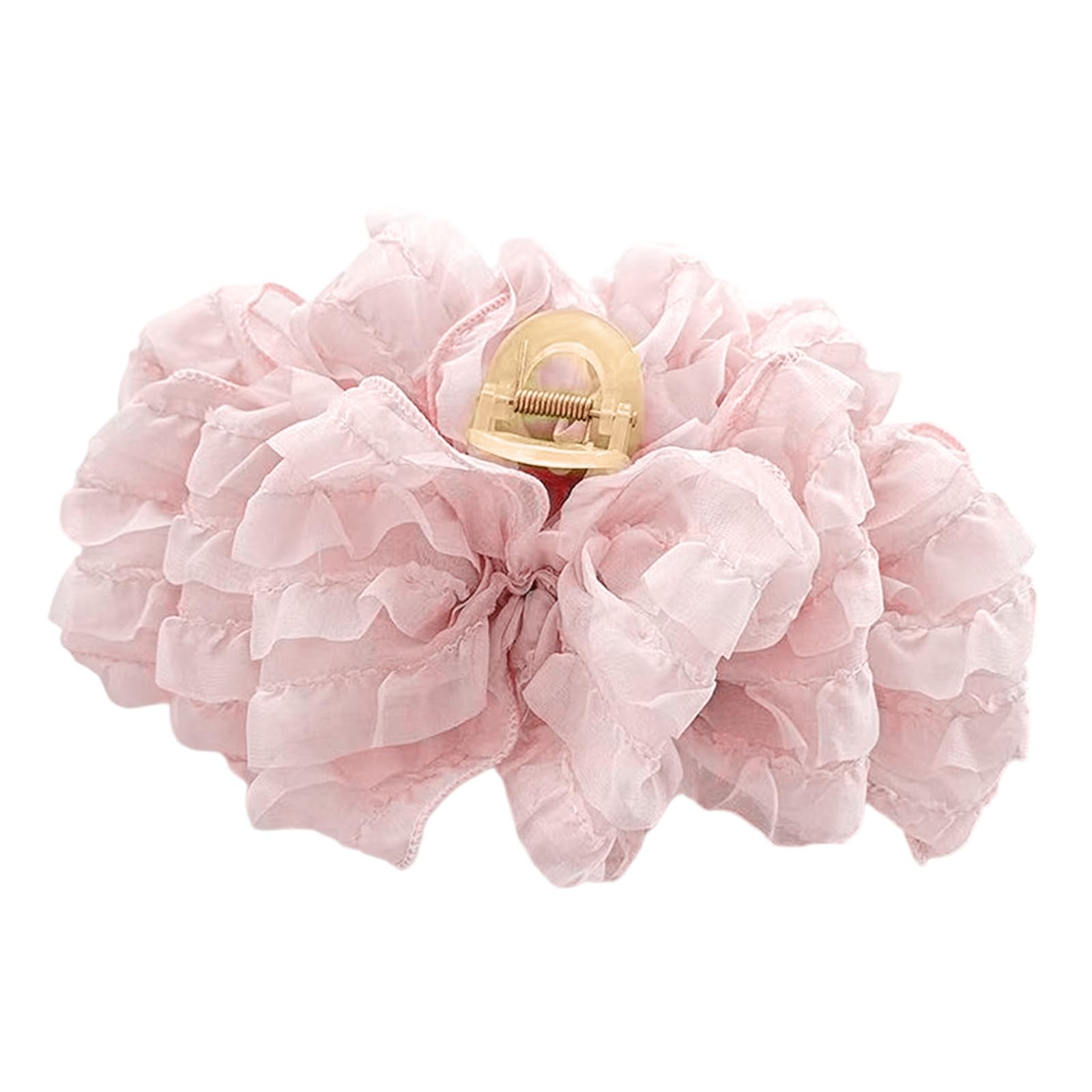 UncleS Luxurious Oversized French Barrette Hair Clip Claw with Intricate Embroidery Design and Secure Grip for Women and Girls