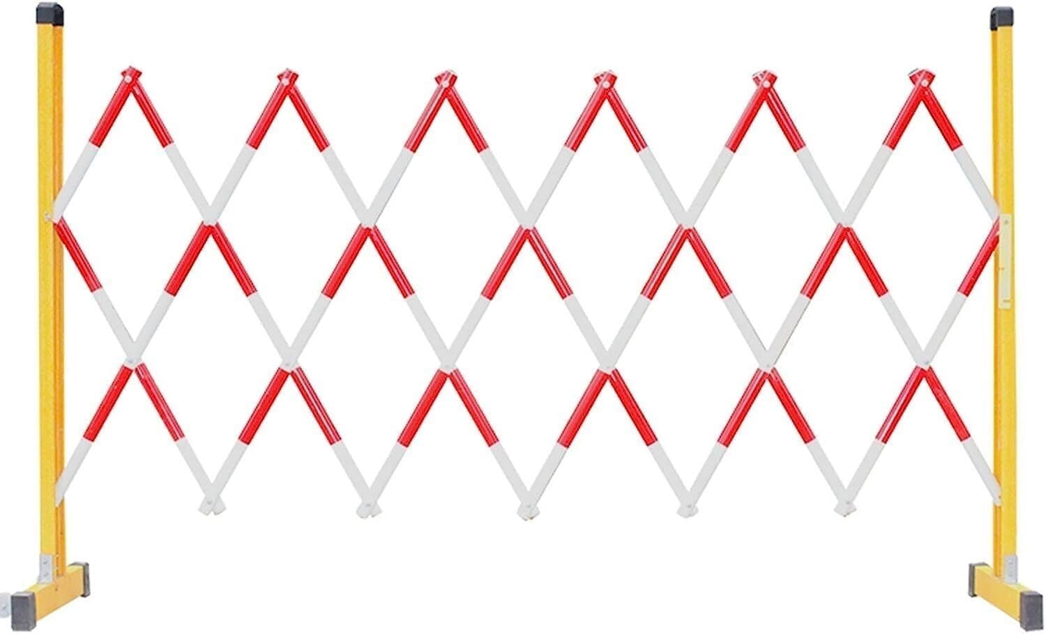 Barrière de sécurité rétractable et flexible pour zone de blocage extensible