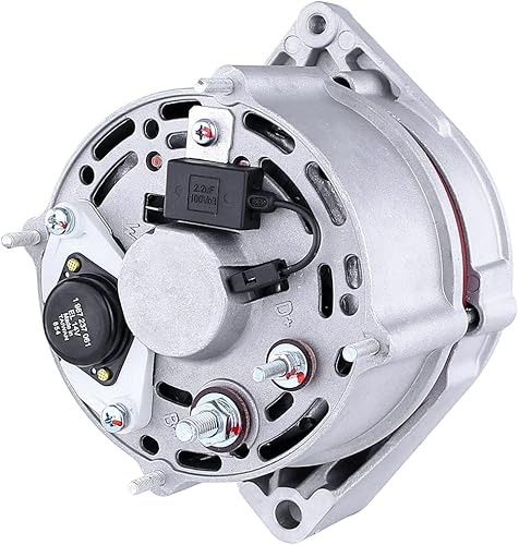 Miniatura 3 de RAREELECTRICAL Nuevo alternador compatible con retroexcavadora John Deere 610C 710B 710C 710D 0-120-484-011