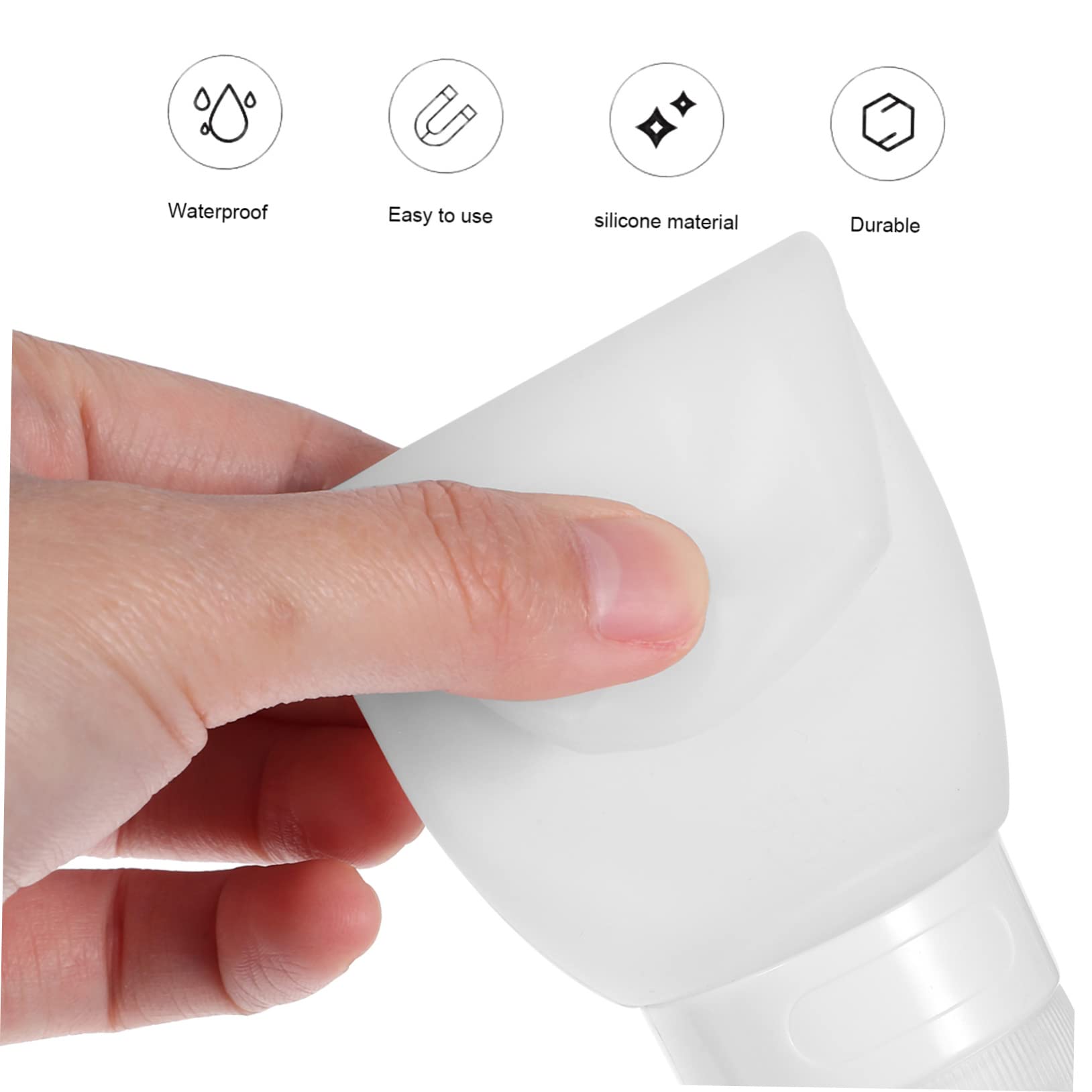 Healeved 8pezzi Bottiglie Ricaricabili Contenitori Squeeze Con Per Shampoo La Della Impermeabili e
